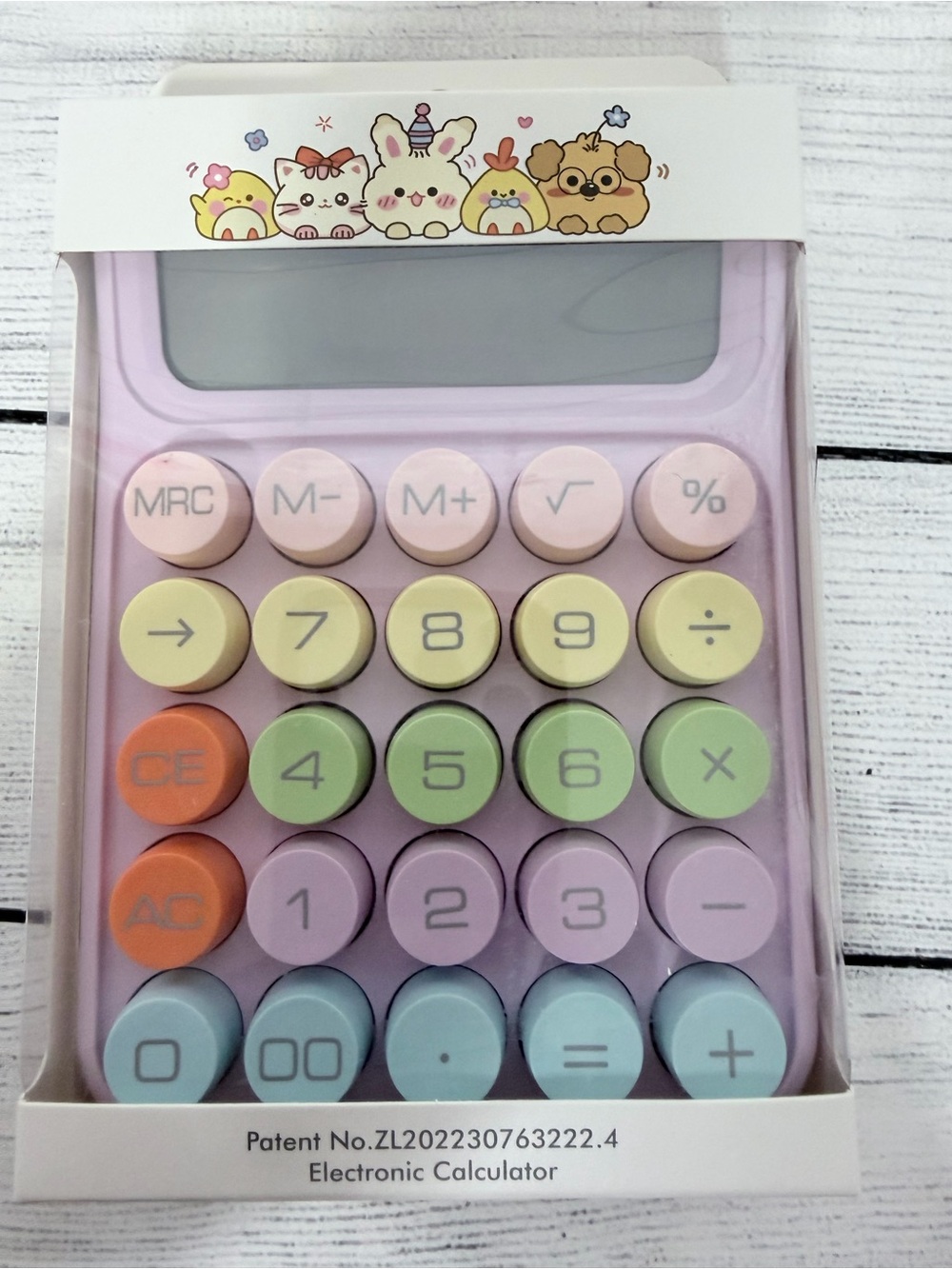💛Calculator with Multicolor Buttons💜🩵 - Picture 10 of 12